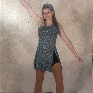 Sparkly skating dress